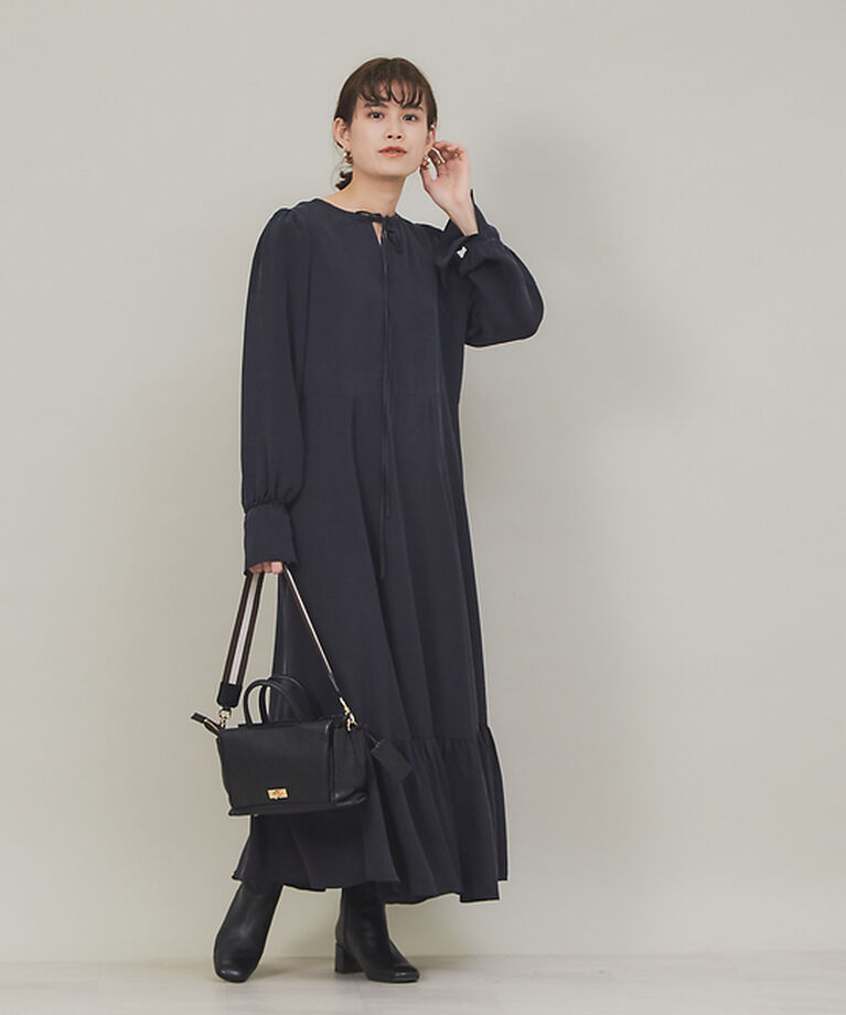 Rouge vif「キュプラロングドレス」|ワンピース|