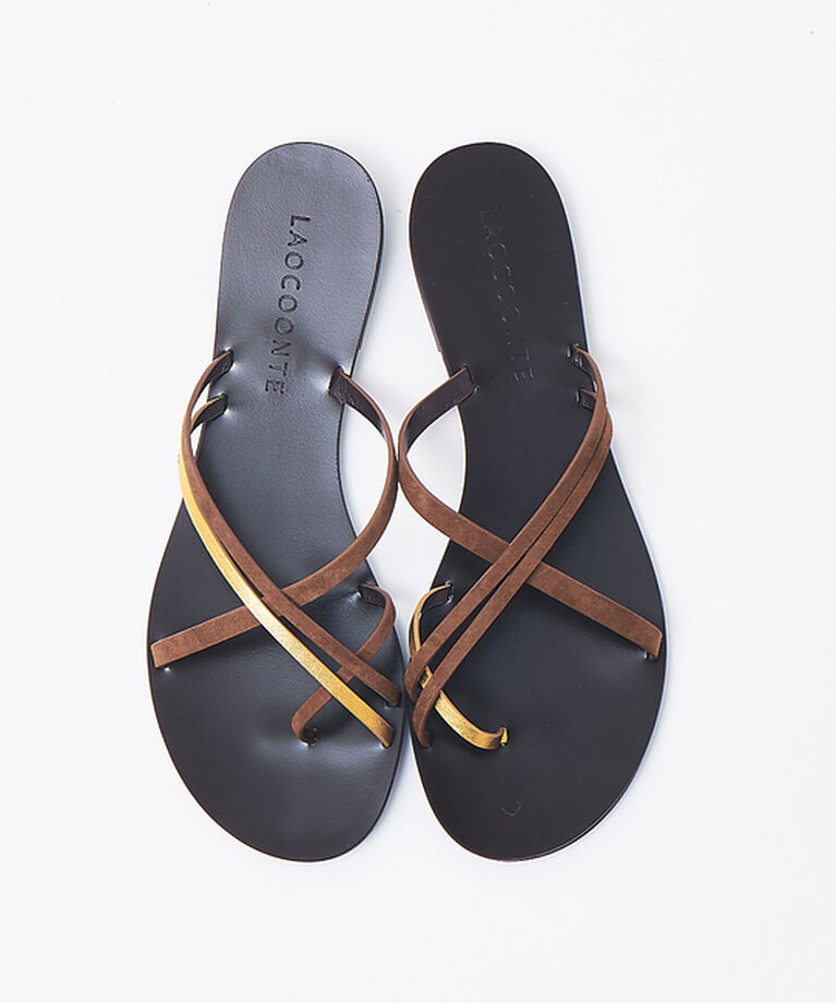 Rouge vif「【LAOCOONTE】Vera Suede サンダル」|サンダル|