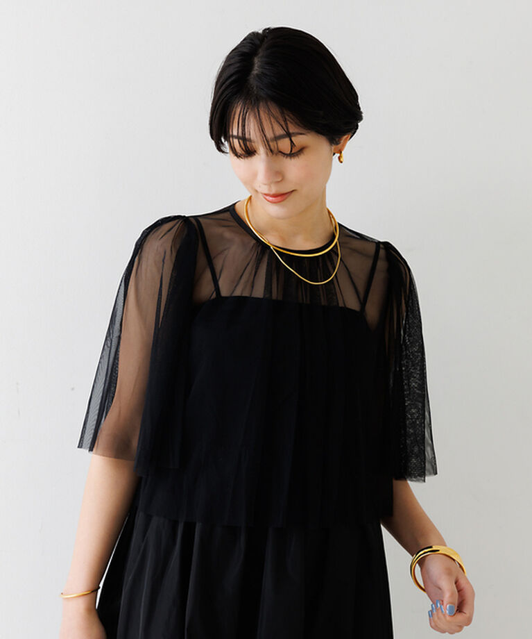 Rouge vif「チュールセット2WAY フレアワンピース」|ワンピース|
