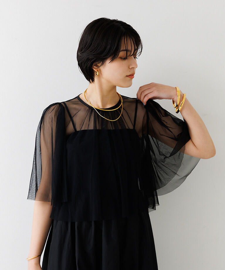 Rouge vif「チュールセット2WAY フレアワンピース」|ワンピース|
