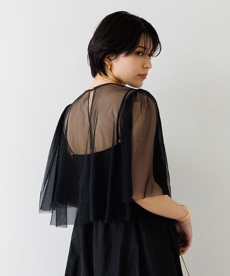 Rouge vif「チュールセット2WAY フレアワンピース」|ワンピース|