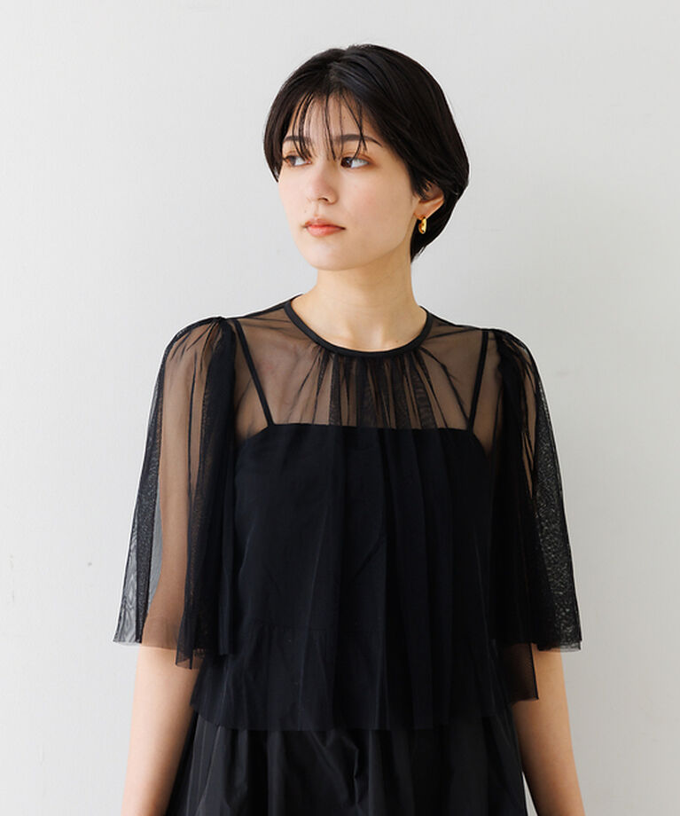Rouge vif「チュールセット2WAY フレアワンピース」|ワンピース|