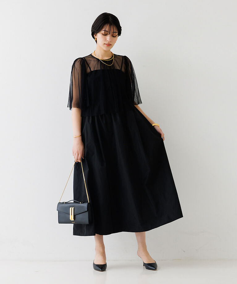 Rouge vif「チュールセット2WAY フレアワンピース」|ワンピース|
