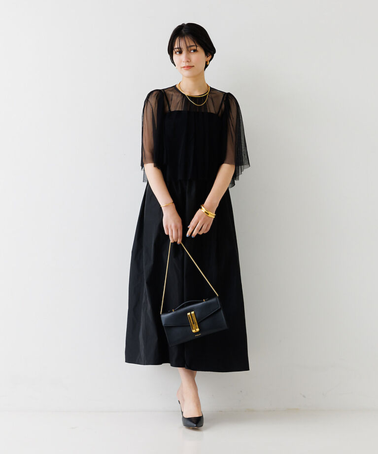 Rouge vif「チュールセット2WAY フレアワンピース」|ワンピース|