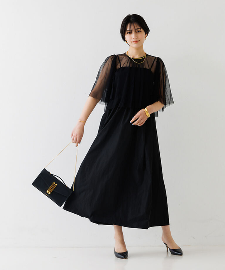 Rouge vif「チュールセット2WAY フレアワンピース」|ワンピース|