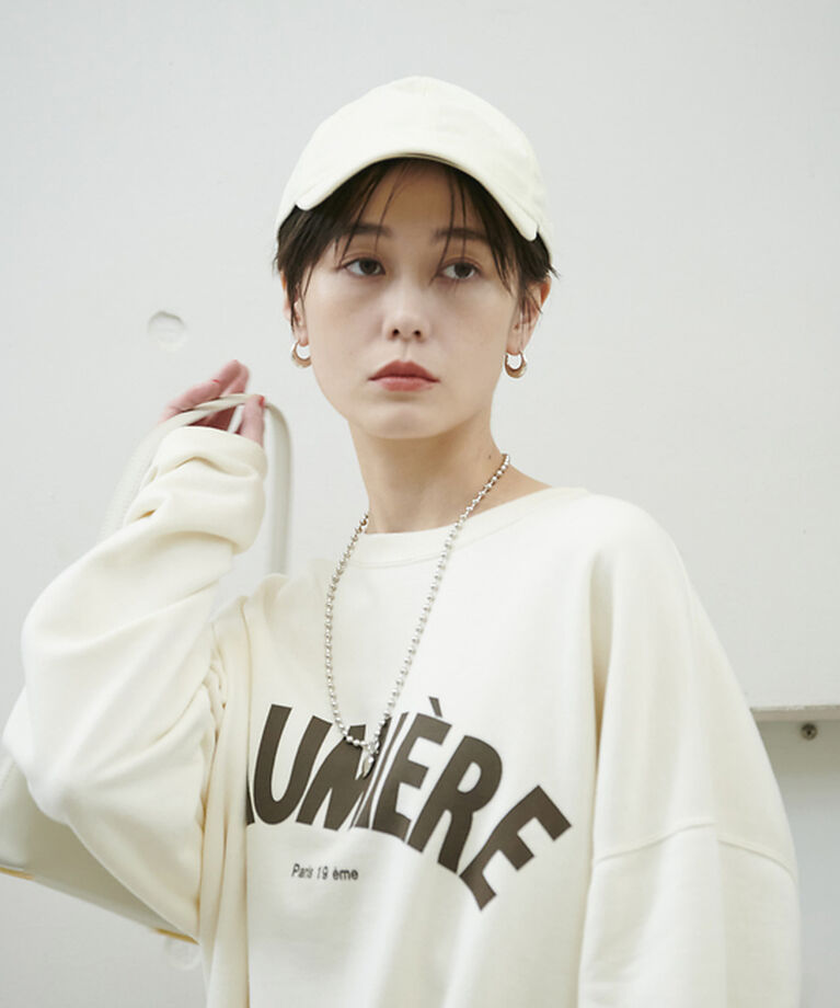 Rouge vif「クルーネックカレッジロゴスウェット」|スウェット・ジャージ|