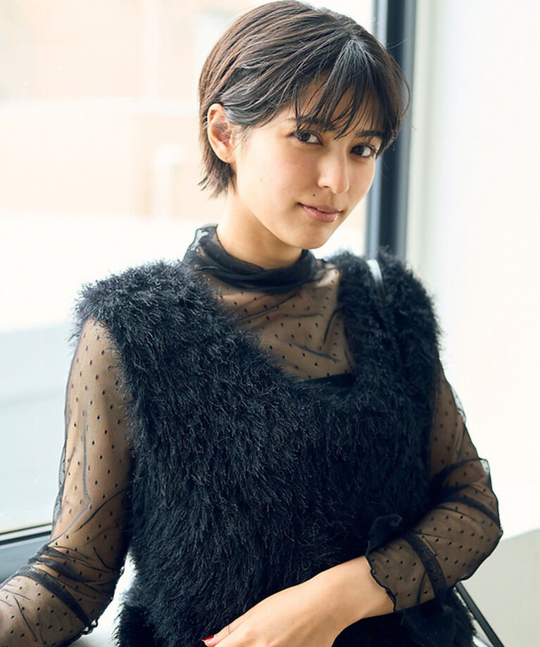 Rouge vif「ドットチュールシアータートル」|Tシャツ・カットソー|