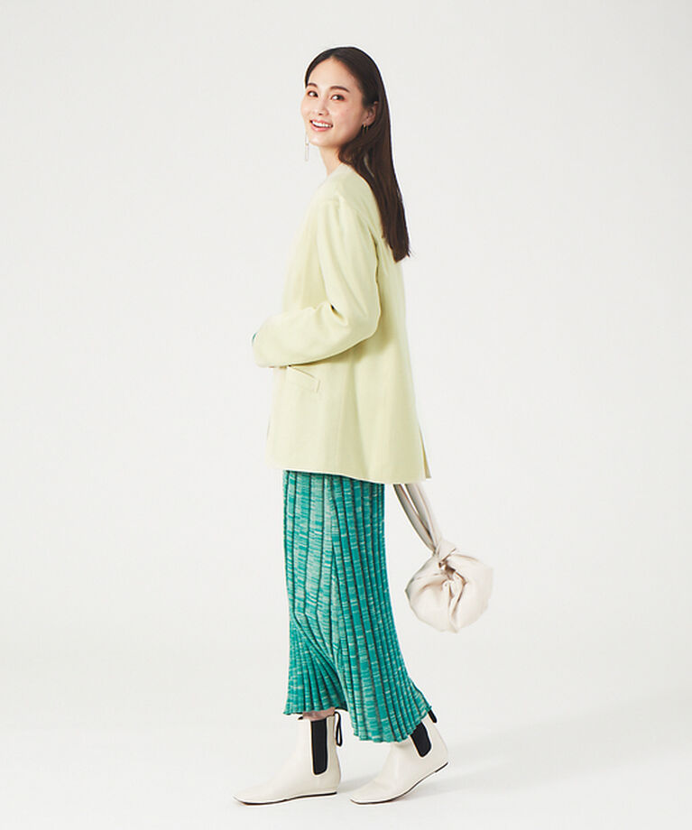 qualite「リブニットワンピース」|ワンピース|