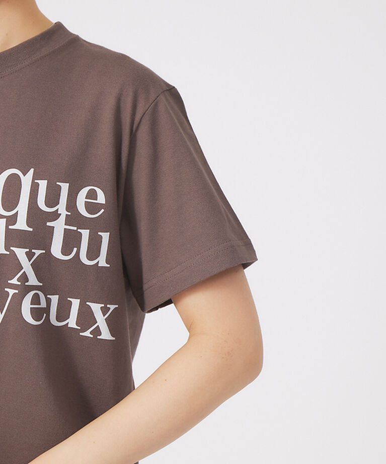 qualite「フロントロゴTシャツ」|Tシャツ・カットソー|