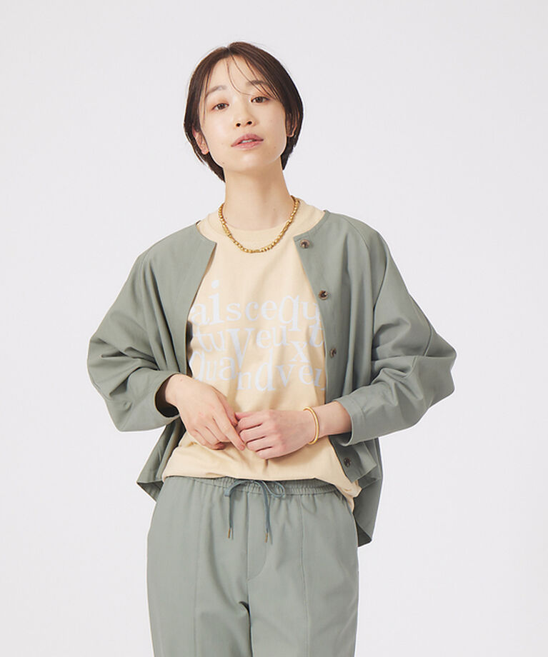 qualite「フロントロゴTシャツ」|Tシャツ・カットソー|