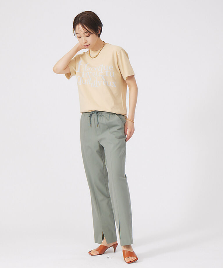 qualite「フロントロゴTシャツ」|Tシャツ・カットソー|