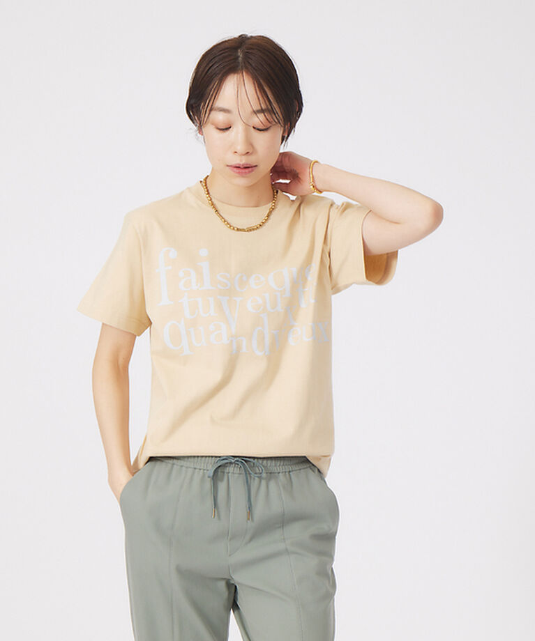 qualite「フロントロゴTシャツ」|Tシャツ・カットソー|