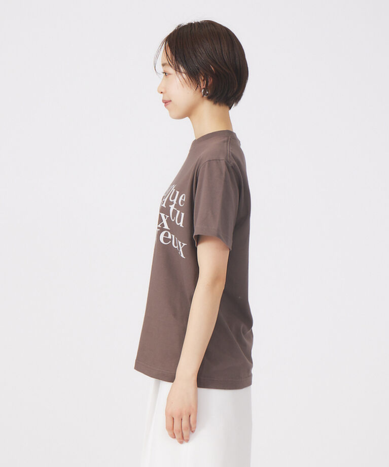 qualite「フロントロゴTシャツ」|Tシャツ・カットソー|