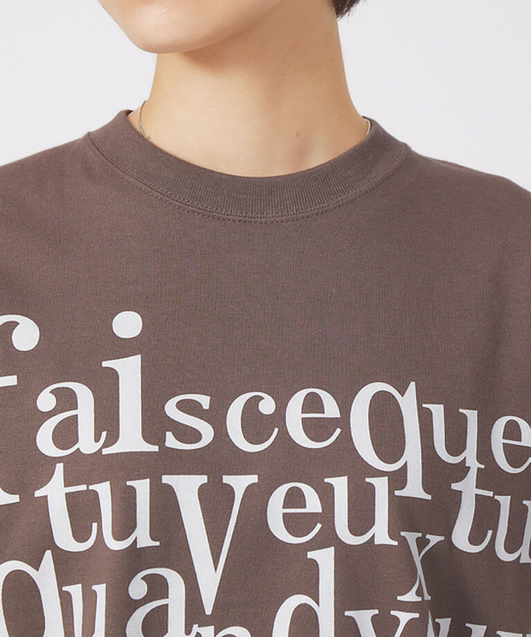 qualite「フロントロゴTシャツ」|Tシャツ・カットソー|