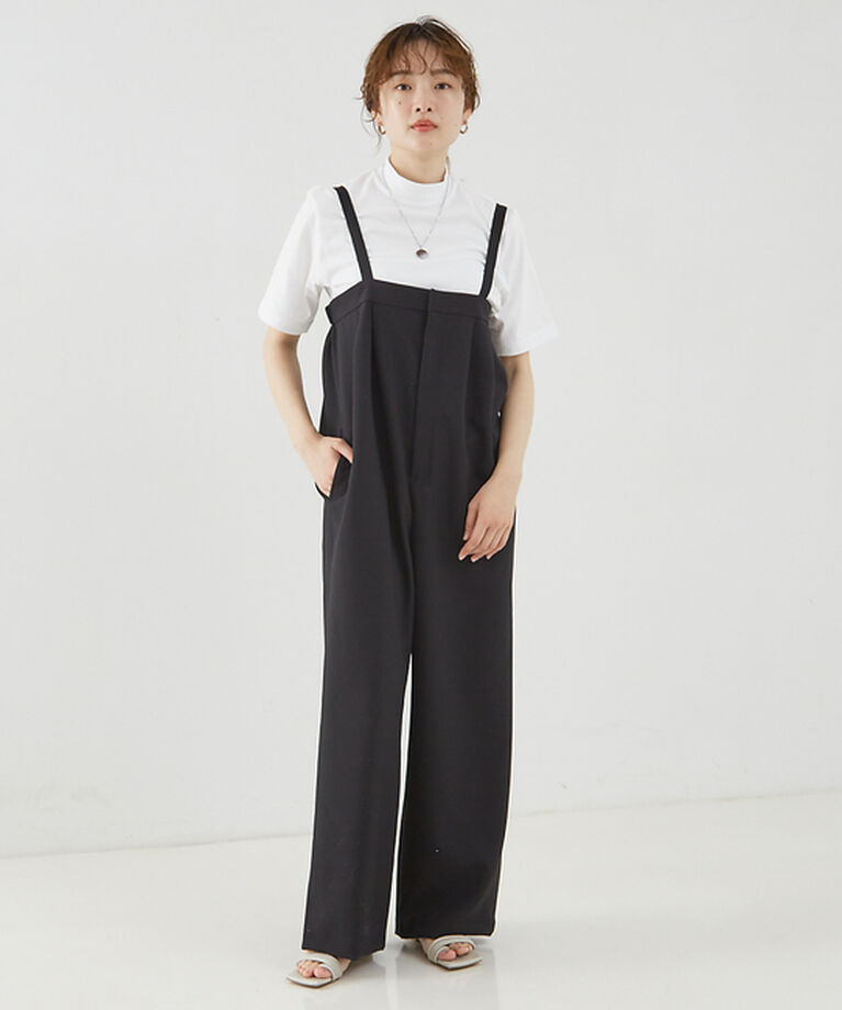 qualite「【Three dots】モックネックTシャツ」|Tシャツ・カットソー|