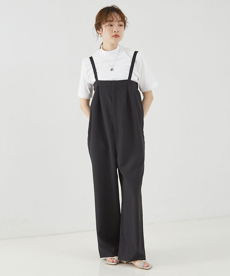 qualite「【Three dots】モックネックTシャツ」|Tシャツ・カットソー|