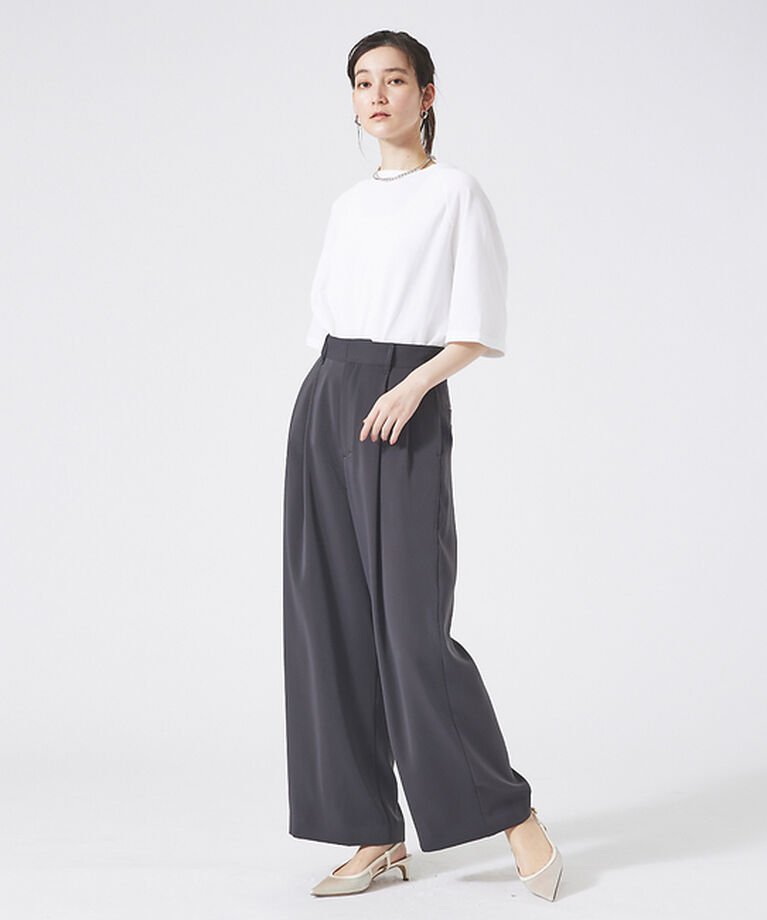 qualite「バックフリルTシャツ」|Tシャツ・カットソー|