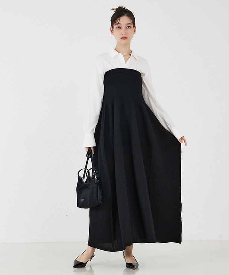 qualite「【ADAWAS】チューブワンピース」|ワンピース|ブラック