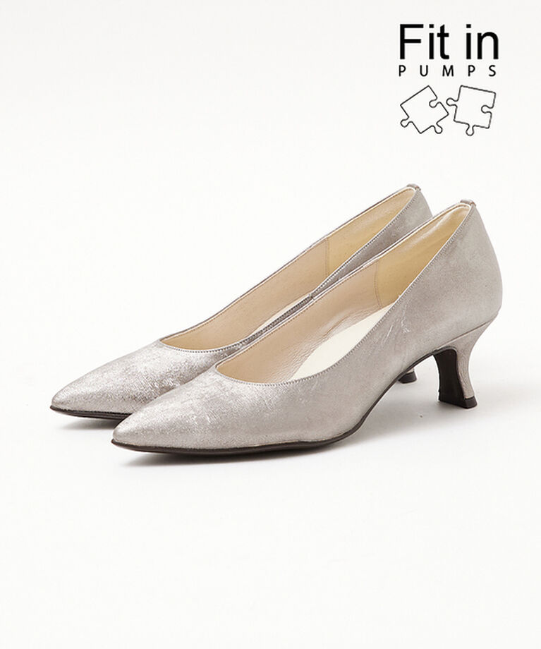AU BANNISTER「【Fit in PUMPS】プレーンパンプス」|パンプス|シルバー