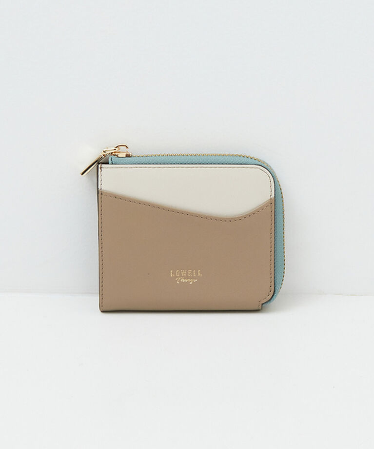 LOWELL things「Reles/L字配色ミニウォレット」|財布|