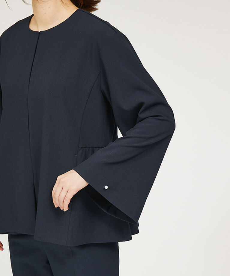 abahouse mavie「【WEB Domani掲載】【セットアップ対応/エニデイカセット】ノーカラーボレ」|ノーカラージャケット|