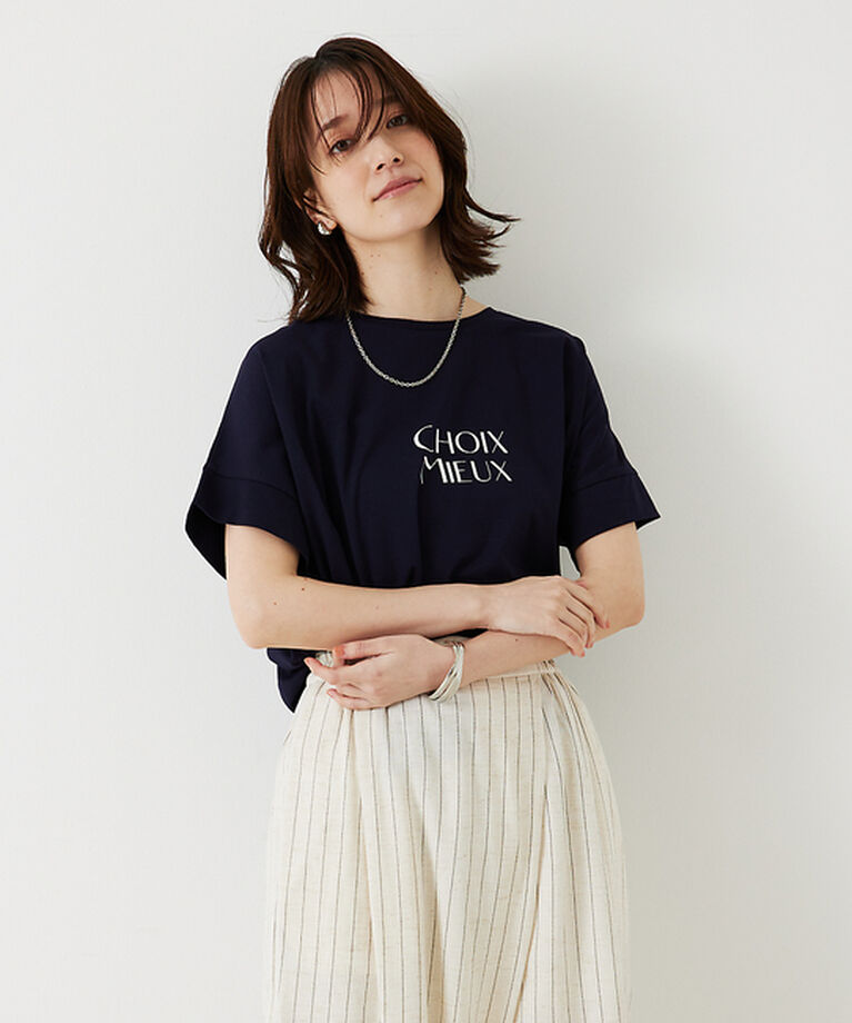 abahouse mavie「ワイドロゴT」|Tシャツ・カットソー|