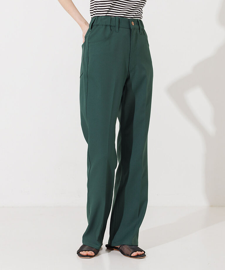 NOMINE「Wrangler×NOMINE別注 イージーパンツ仕様 WRANCHER DRE」|スラックス|ダークグリーン