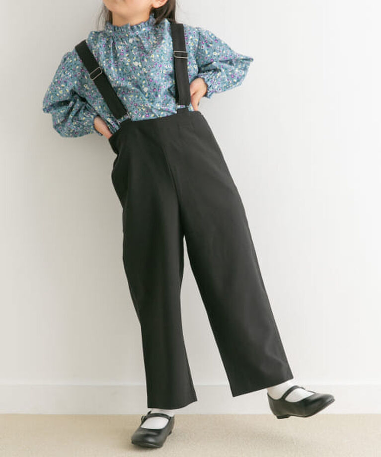  「DOORS 『親子リンク』『UR TECH DRYLUXE』サスペンダーパンツ(KIDS)」|ワンピース|BLACK