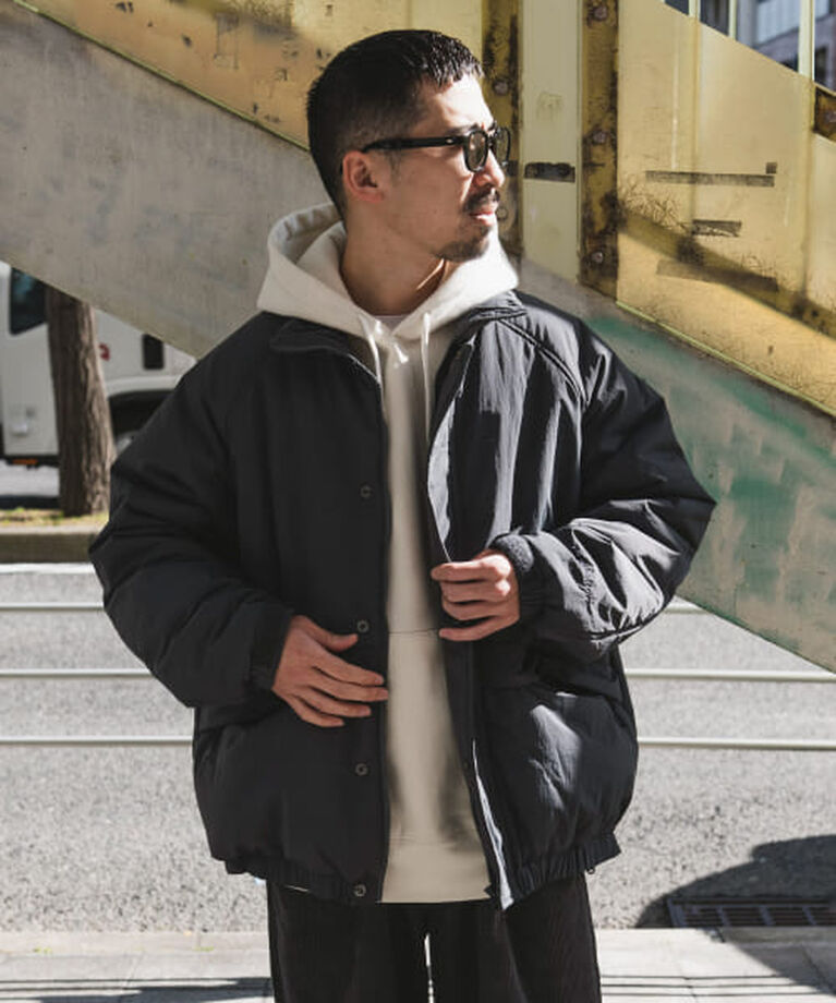 URBAN RESEARCH DOORS「DOORS PRIMALOFT中綿ブルゾン」|ブルゾン・スタジャン|CHARCOAL