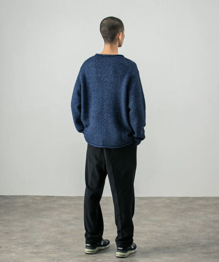 URBAN RESEARCH「UR new basic DENIM LIKE ROLL NECK KNIT」|ニット・セーター|