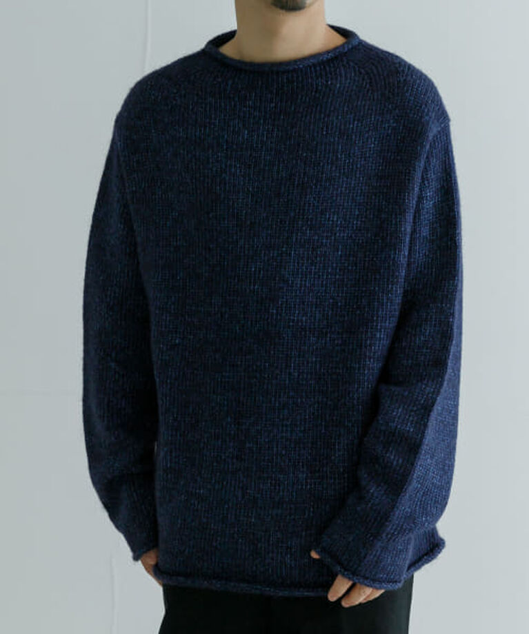 URBAN RESEARCH「UR new basic DENIM LIKE ROLL NECK KNIT」|ニット・セーター|
