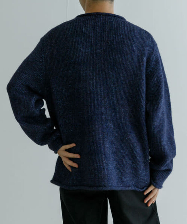 URBAN RESEARCH「UR new basic DENIM LIKE ROLL NECK KNIT」|ニット・セーター|