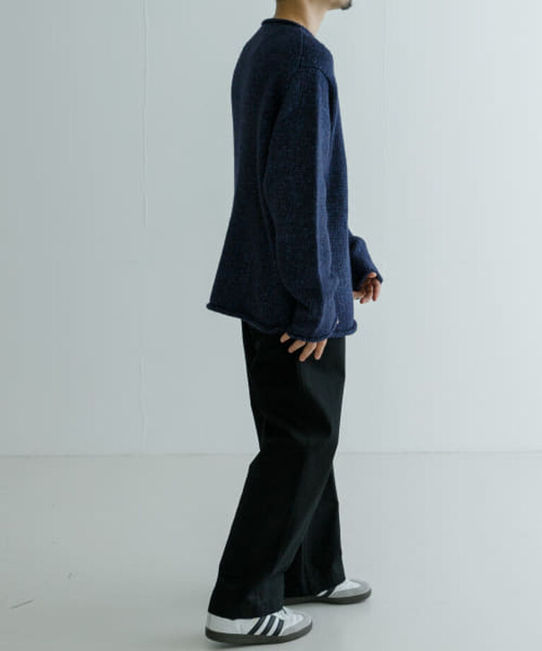 URBAN RESEARCH「UR new basic DENIM LIKE ROLL NECK KNIT」|ニット・セーター|