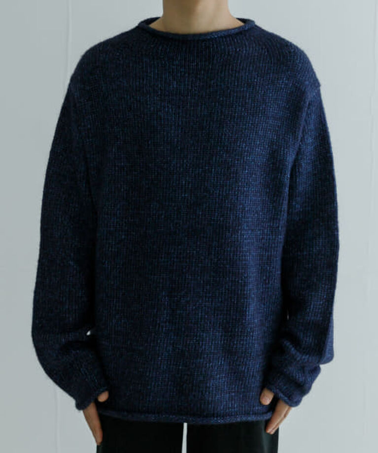 URBAN RESEARCH「UR new basic DENIM LIKE ROLL NECK KNIT」|ニット・セーター|