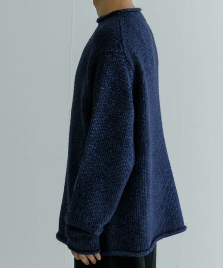 URBAN RESEARCH「UR new basic DENIM LIKE ROLL NECK KNIT」|ニット・セーター|