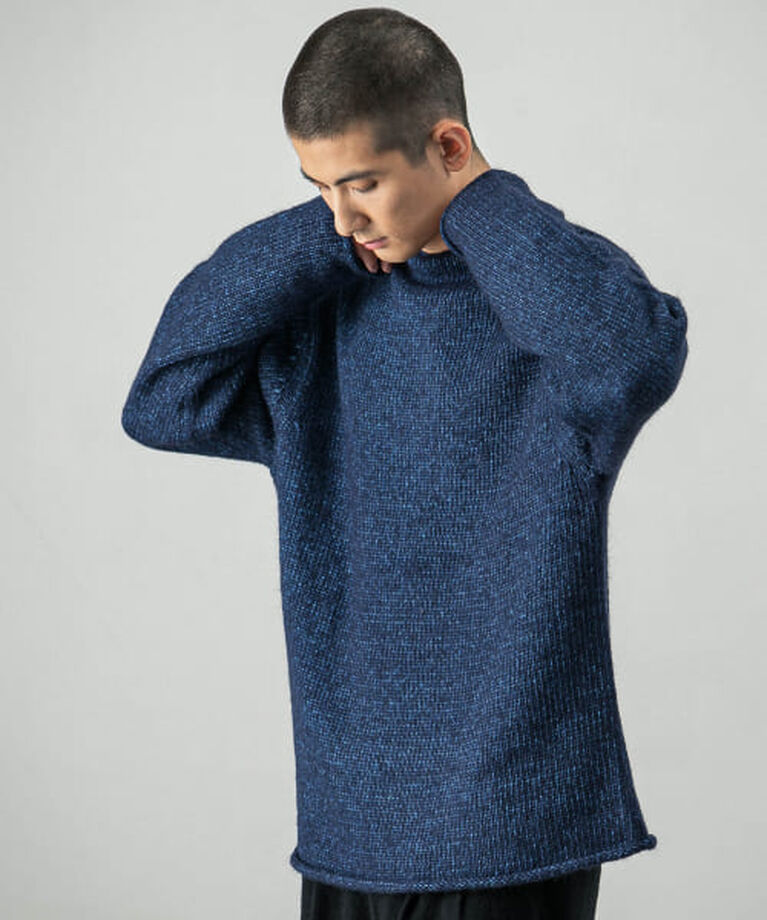 URBAN RESEARCH「UR new basic DENIM LIKE ROLL NECK KNIT」|ニット・セーター|