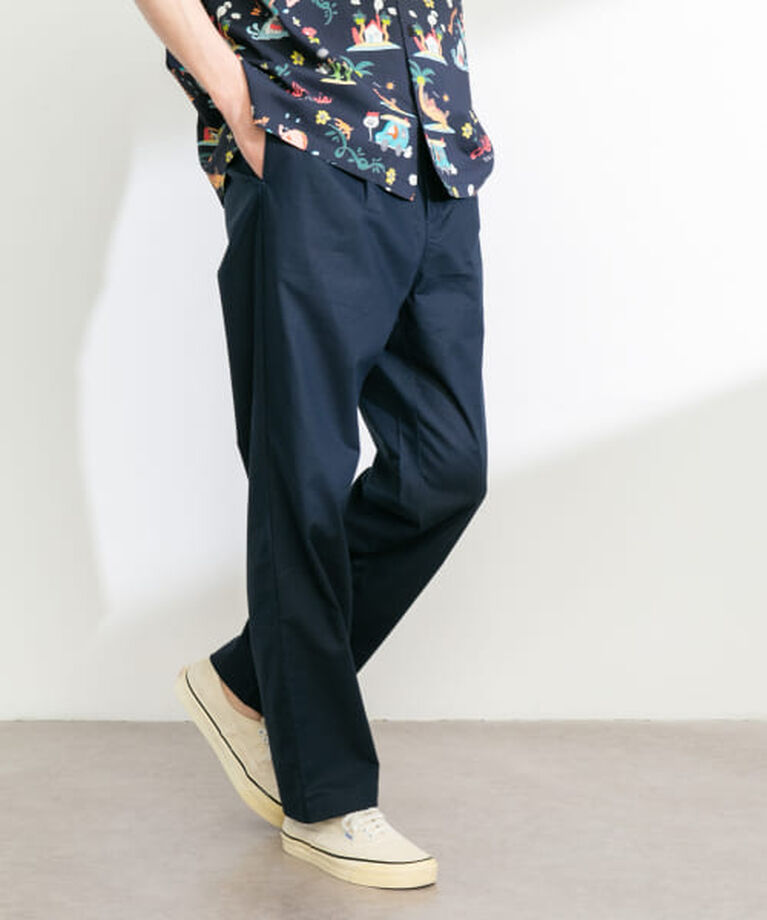 Sonny Label 「【予約】Sonny Label イージーケアリネン混テーパードパンツ」|その他|ネイビー