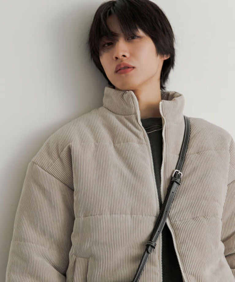 SENSE OF PLACE by URBAN RESEARCH「SENSE OF PLACE パデットドローコードツキブルゾン B」|ダウン|