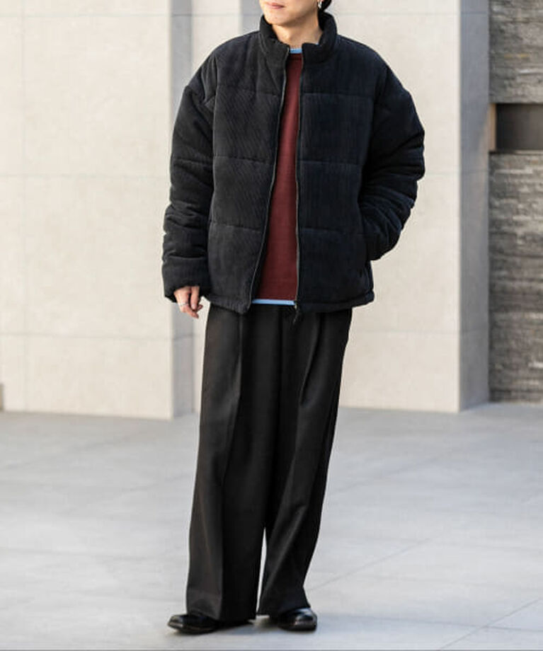 SENSE OF PLACE by URBAN RESEARCH「SENSE OF PLACE パデットドローコードツキブルゾン B」|ダウン|