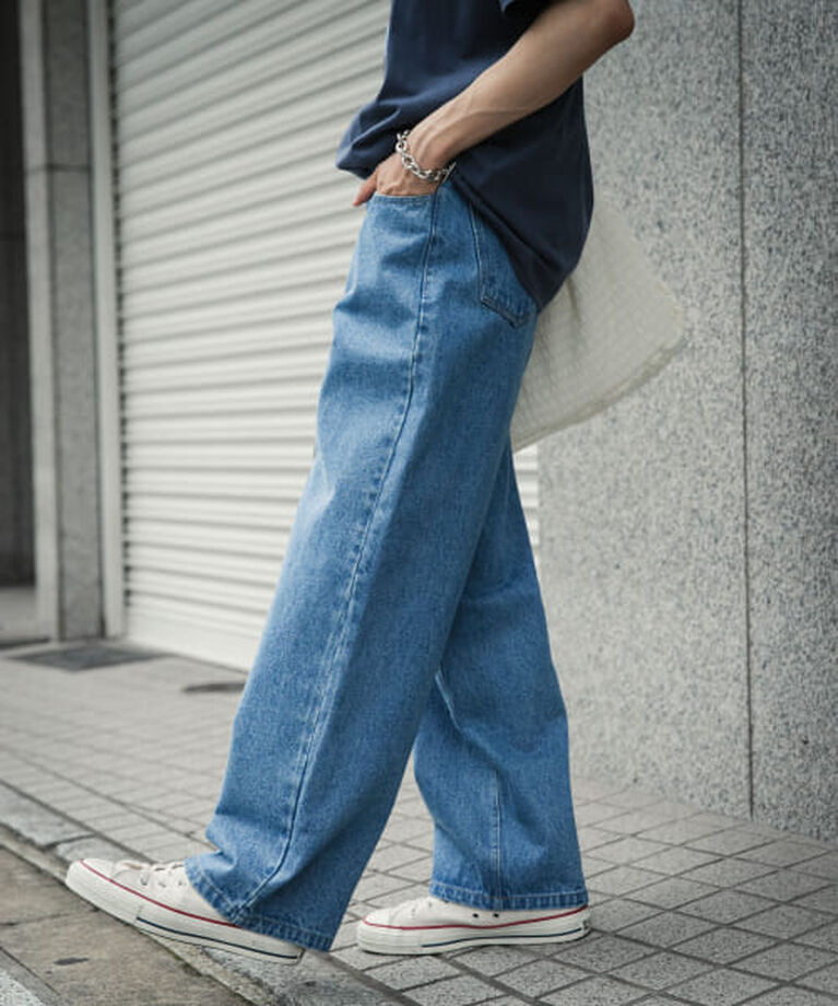 SENSE OF PLACE by URBAN RESEARCH「SENSE OF PLACE ストレートデニムパンツ」|デニム|