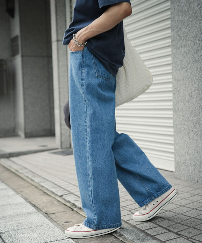 SENSE OF PLACE by URBAN RESEARCH「SENSE OF PLACE ストレートデニムパンツ」|デニム|