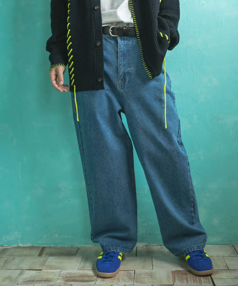 SENSE OF PLACE by URBAN RESEARCH「SENSE OF PLACE ストレートデニムパンツ」|デニム|