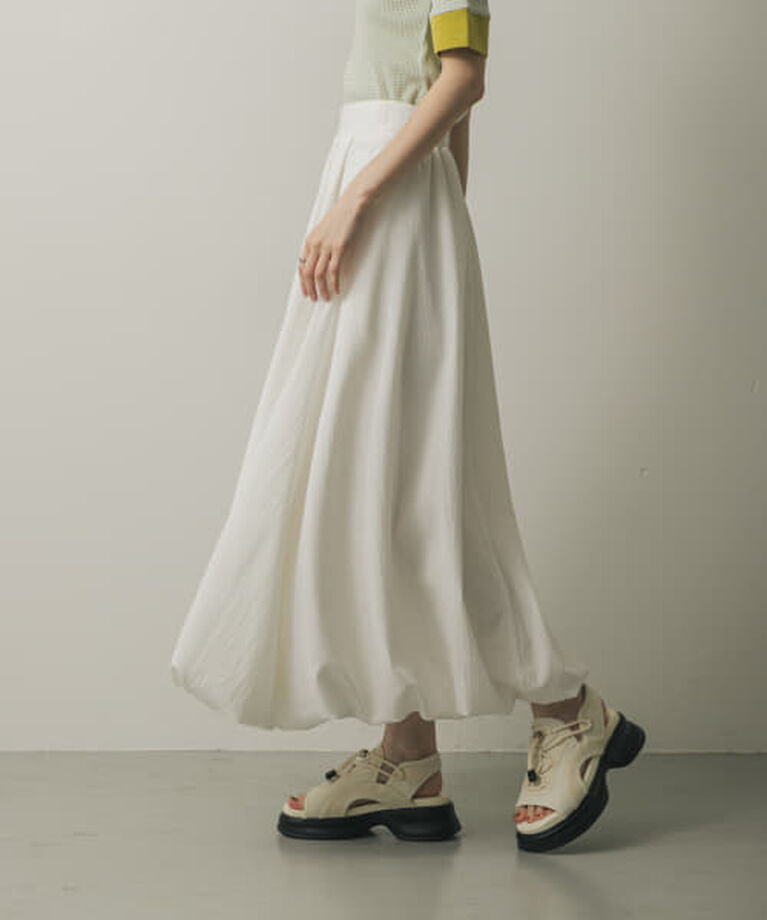 SENSE OF PLACE by URBAN RESEARCH「SENSE OF PLACE バルーンスカート」|スカート|OFF WHITE