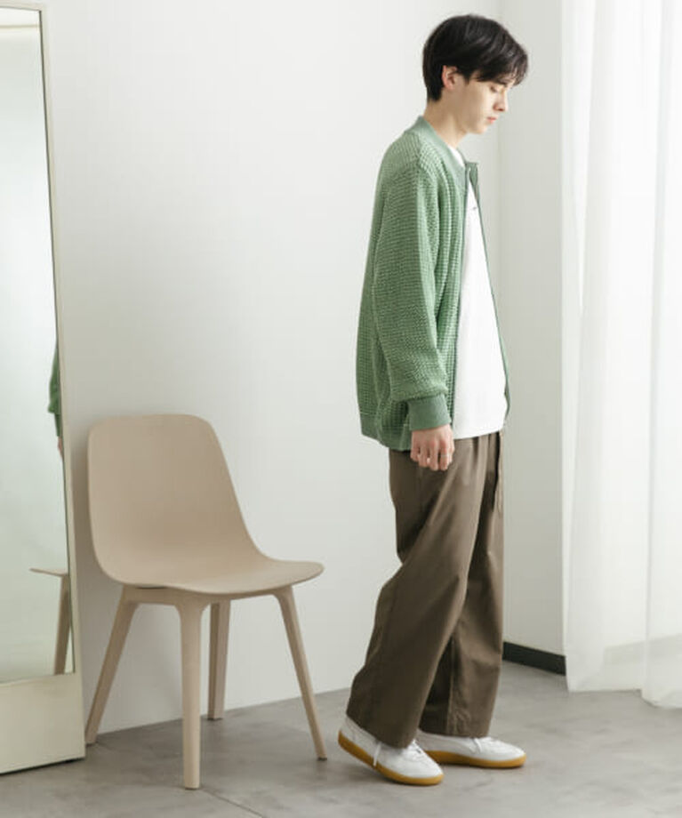 SENSE OF PLACE by URBAN RESEARCH「SENSE OF PLACE 『ユニセックス』『洗濯可』シアーメッシュドライバーズカーディガン」|カーディガン|