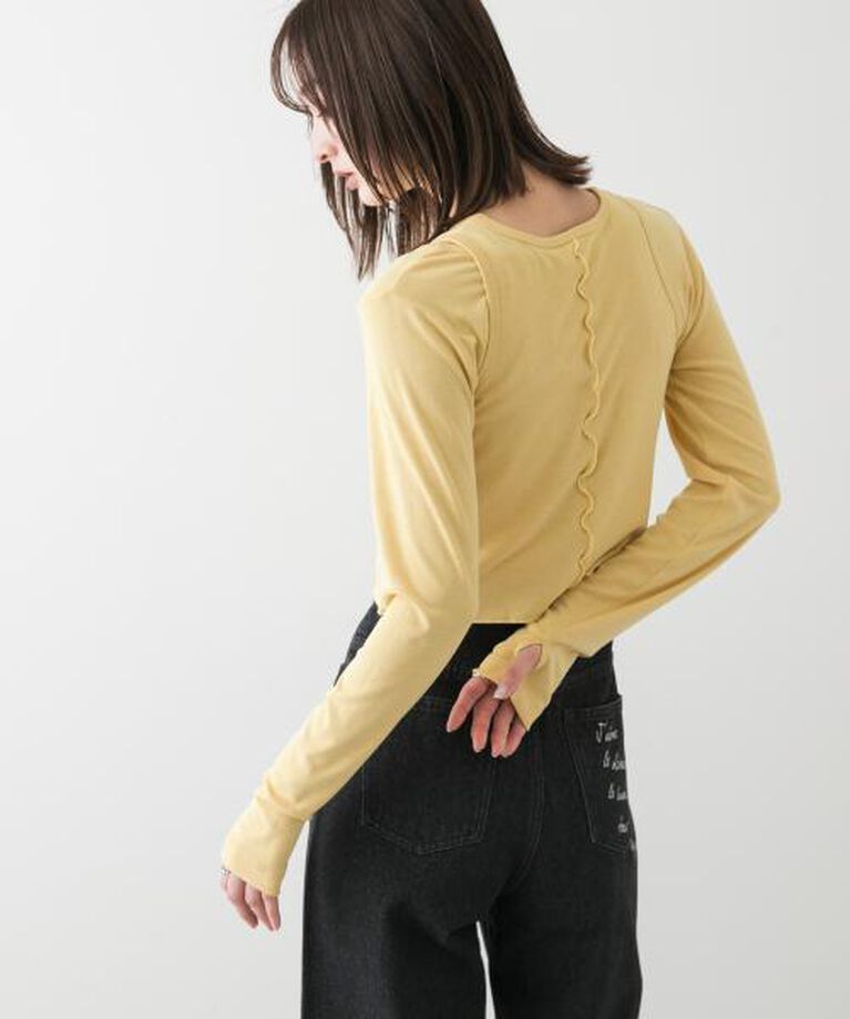 SENSE OF PLACE by URBAN RESEARCH「SENSE OF PLACE 2Pレイヤードメロートップ」|Tシャツ・カットソー|