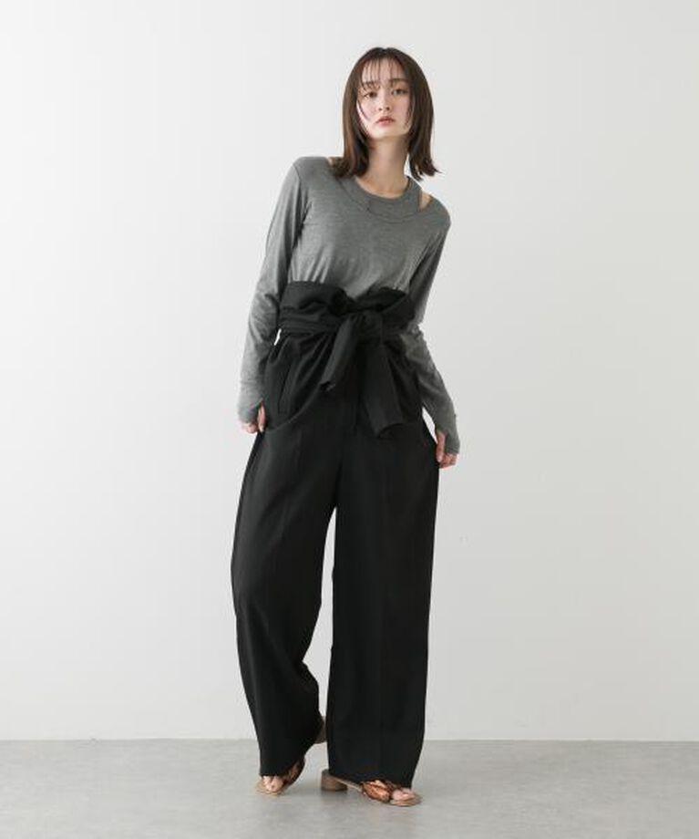SENSE OF PLACE by URBAN RESEARCH「SENSE OF PLACE 2Pレイヤードメロートップ」|Tシャツ・カットソー|