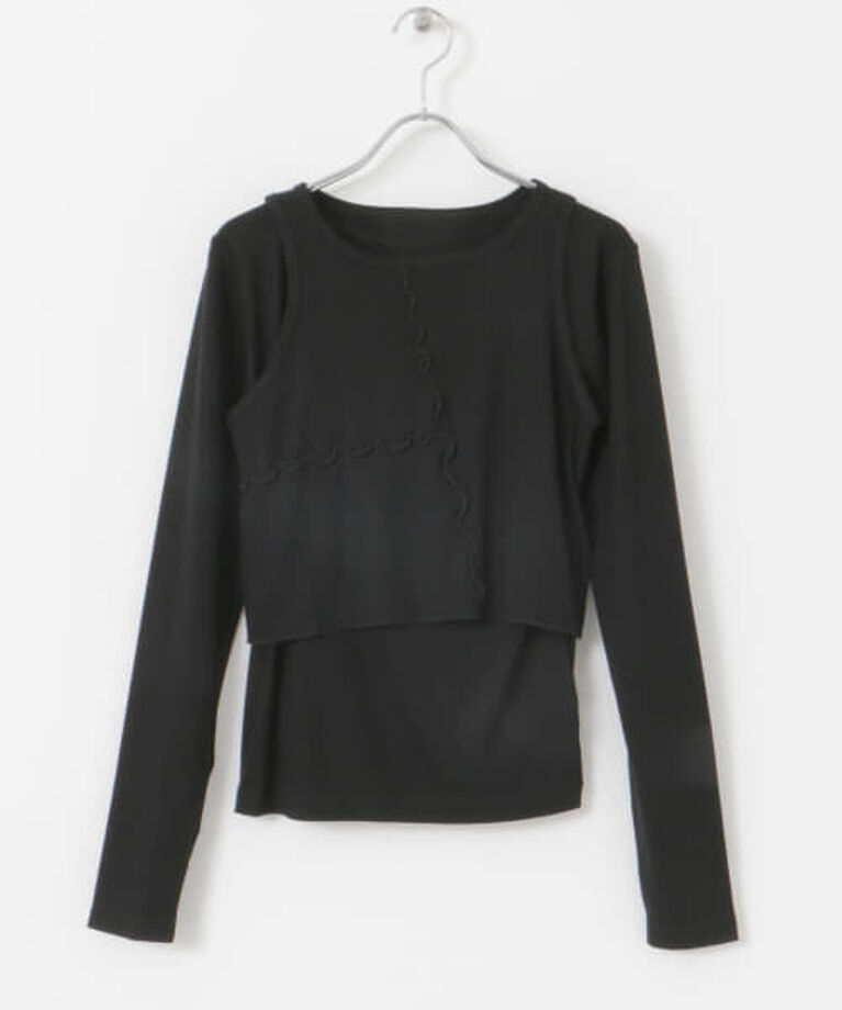 SENSE OF PLACE by URBAN RESEARCH「SENSE OF PLACE 2Pレイヤードメロートップ」|Tシャツ・カットソー|