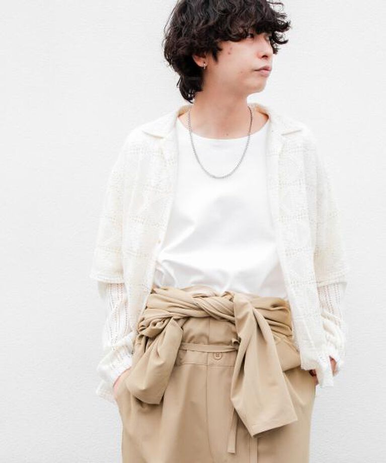 SENSE OF PLACE by URBAN RESEARCH「SENSE OF PLACE オープンネックルーズ ショートスリーブ Tシャツ」|Tシャツ・カットソー|