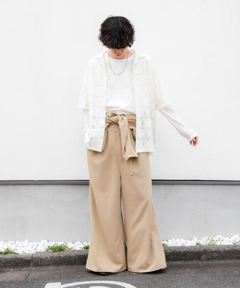 SENSE OF PLACE by URBAN RESEARCH「SENSE OF PLACE オープンネックルーズ ショートスリーブ Tシャツ」|Tシャツ・カットソー|