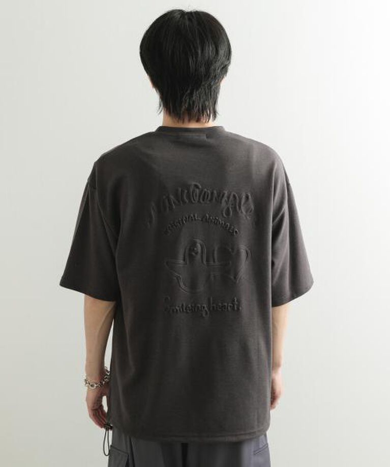 SENSE OF PLACE by URBAN RESEARCH「SENSE OF PLACE 『WEB限定』Mark Gonzales　プリントクルーネックドローコードTシャツ」|Tシャツ・カットソー|